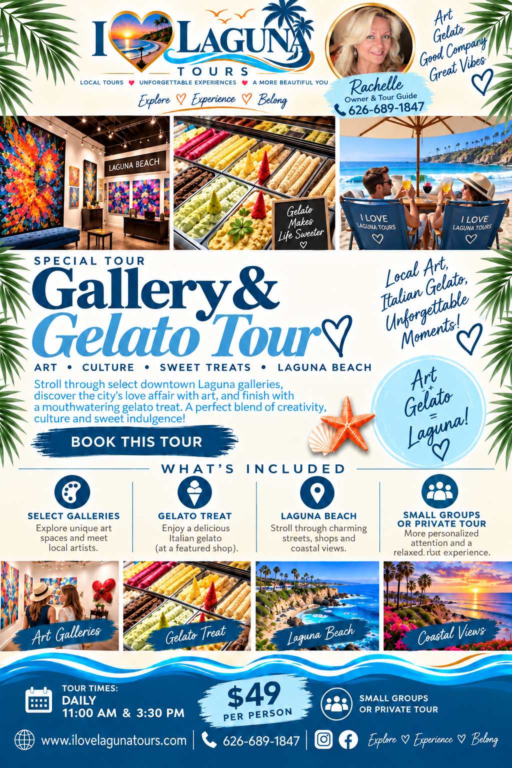 Gallery and Gelato Tour details